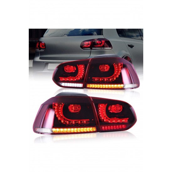 2009 - 2012 Volkswagen Golf 6 Gülen Yüz R20 Led Stop Takımı