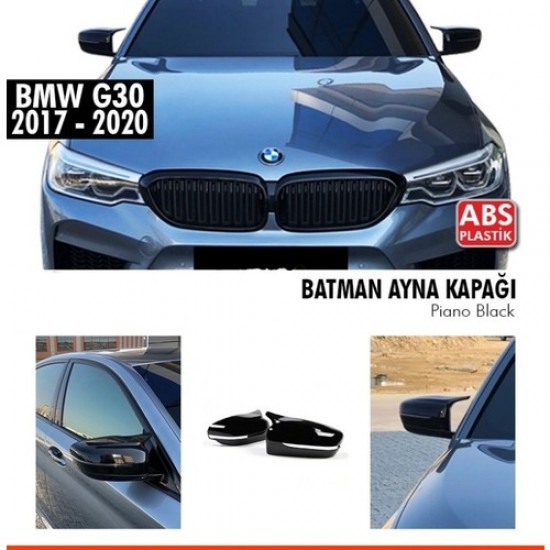 Bmw G30 2017-2020 Batman Ayna Kapağı Piano Black