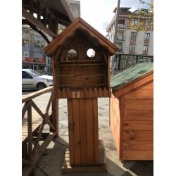 Ahşap Ayaklı Kuş Evi