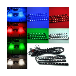 Andorid ve İOS Kontrollü Müziğe Duyarlı Araç İçi Led