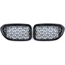 Araba Alışveriş Bmw Aksesuar&tuning G30 Diamond Parlak Siyah Ön Panjur