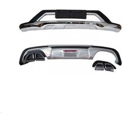 Araba Alışveriş Hyundai Aksesuar Tucson 2019 Ön Arka Tampon Ek Koruma Difüzör