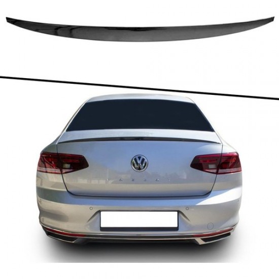 Volkswagen Passat B8 Piona Black Boyalı Spoiler