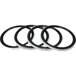 Atlas Marka 14 Jant Lastik Yanağı Siyah Beyaz 4 Lü Set Yanak Blueoto