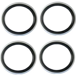 Atlas Marka 15 Jant Lastik Yanağı Siyah Beyaz 4 Lü Set Yanak Blueoto