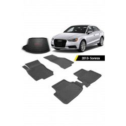 Audi A3 8v Sedan 2013- Sonrası 4.5d Paspas Ve Bagaj Havuzu