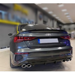 Audi A3 Hb 2021+ Çift Egzoz Difüzör