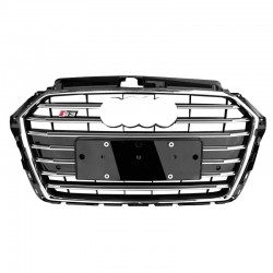 Audi A3 S3 2016-2020 Kromlu Siyah Panjur