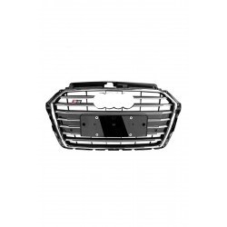 Audi A3 S3 2016-2020 Uyumlu Kromlu Siyah Panjur