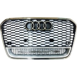 Audi A6 Rs6 Ön Panjur Izgara 2012 / 2014 Krom Siyah Quattro