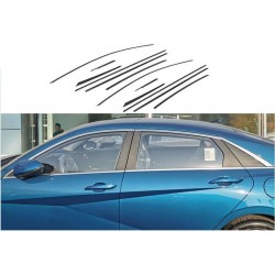 Hyundai Elantra Cam Çerçevesi Kenar Çıtası Krom 2021+ Bgc-agp-121299341