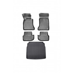 Bmw 5 Serisi F10 2013 Sonrası 3d Paspas Ve Bagaj Havuzu Seti