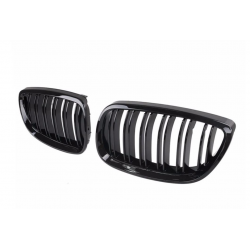 Bmw E92 2006-2009 M3 Böbrek Çift Çizgi Panjur Piano Black