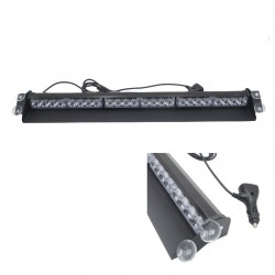 Çakar lamba 70cm 12-30v vantuzlu 24 ledli kırmızı-mavi / LAPA541