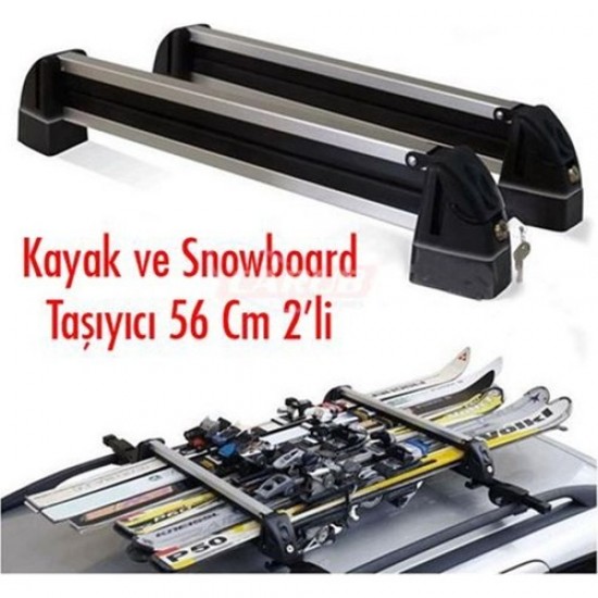 Carub Oto Kayak Ve Snowbord Taşıyıcı 56 Cm 2li