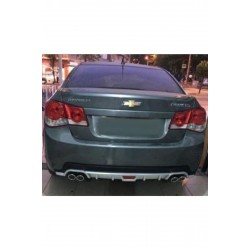 Chevrolet Cruze Arka Tampon Difüzör Gri