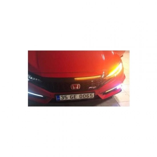 Çmk Honda Civic Fc5 2016-2020 Ön Panjur Ledi