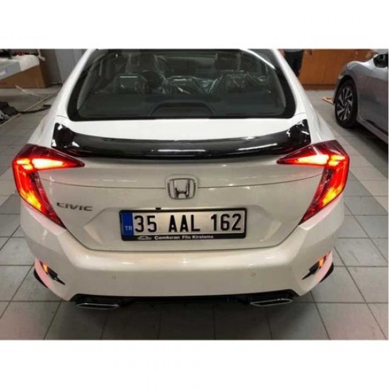 Çmk Honda Civic Fc5 2016-2020 Oval Spoiler (Boyasız)