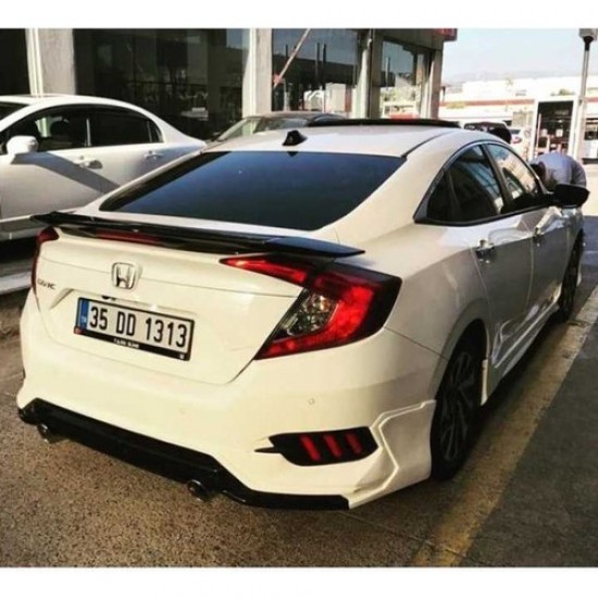 Çmk Honda Civic Fc5 2016-2020 Turbo Spoiler Işıksız (Boyasız)