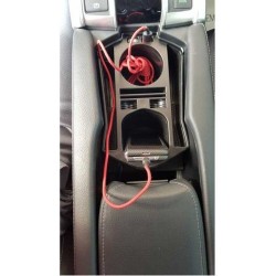 Çmk Honda Civic Fc5 2016-2020 Usb Portlu Orta Konsol Kutusu Siyah