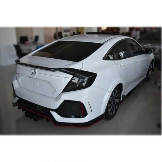 Çmk Honda Civic Fc5 2016-2021 Hareketli Sinyalli Led Stop Ve Spoiler Takımı Smoke