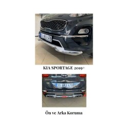 Çmk Kia Sportage 2019+ Ön Ve Arka Tampon Koruması