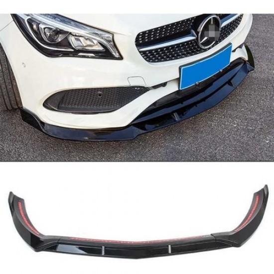 Çmk Mercedes W117 Cla (2013-2019) Ön Lip-Piano Black