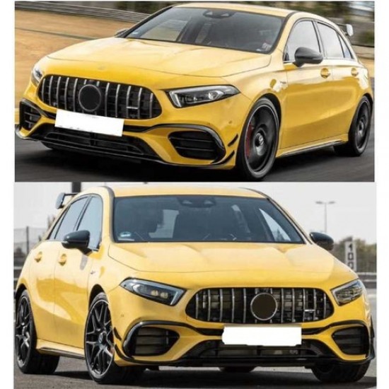 Çmk Mercedes W177 2019+ A45 Ön Tampon Panjur Seti