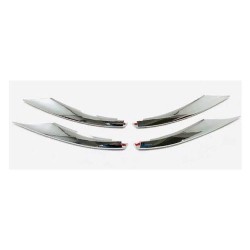 Çmk Mercedes W177 A Serisi 2019+ Ön Tampon Bıçakları - 4 Parça - Krom