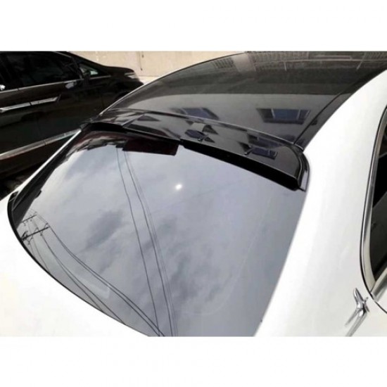 Çmk Mercedes W205 2015-2021 Cam Üstü Spoiler Parlak Siyah