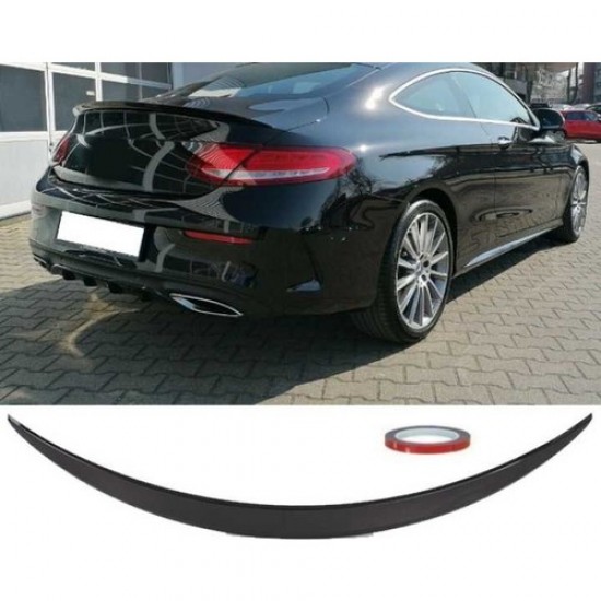 Çmk Mercedes W205 C Coupe 2015-2018 Spoiler Parlak Siyah