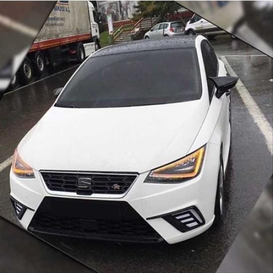 ÇMK Seat Ibiza 2017 / Leon 2017 Batman Ayna Kapağı Piano Black