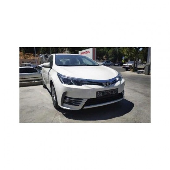 Çmk Toyota Corolla 2013-2016 Ön Sis Çıta Kaplama Nikelaj 8 Parça