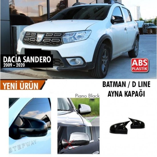 Dacia Sandero 2009-2020 Batman Yarasa Ayna Kapağı