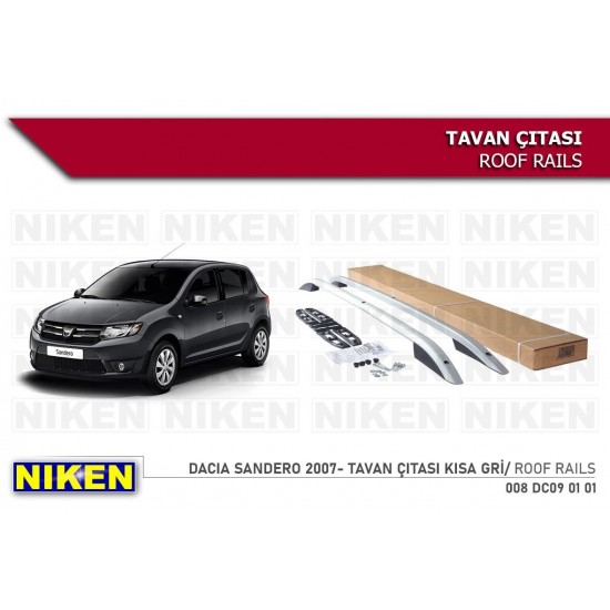 Dacia Sandero Tavan Çıtası Port Bagaj Taşıyıcı 2007 2013 Dacia Sandero Tavan Çıtası Port Bagaj Taşıyıcı 2007 2013