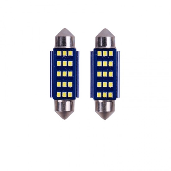 Dekoratif led ampul 15SMD CANBUS 39mm sofit ampul beyaz/ LAAM870