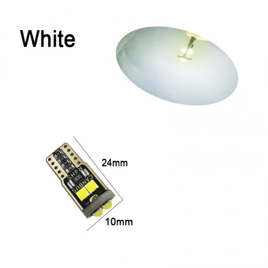 Dekoratif led ampul T10-6SMD 3030 CANBUS 12V çift beyaz / LAAM865