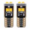 Dekoratif led ampul T10-6SMD 3030 CANBUS 12V çift turuncu / LAAM866