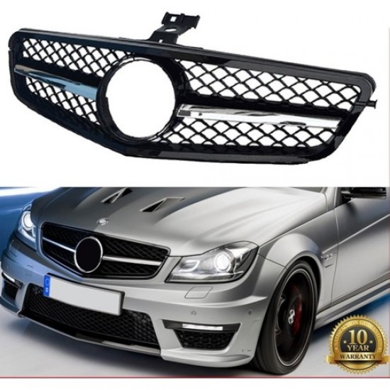 Drs Tuning Mercedes W204 C63 Amg Ön Panjur Izgara Seti 2007 / 2012