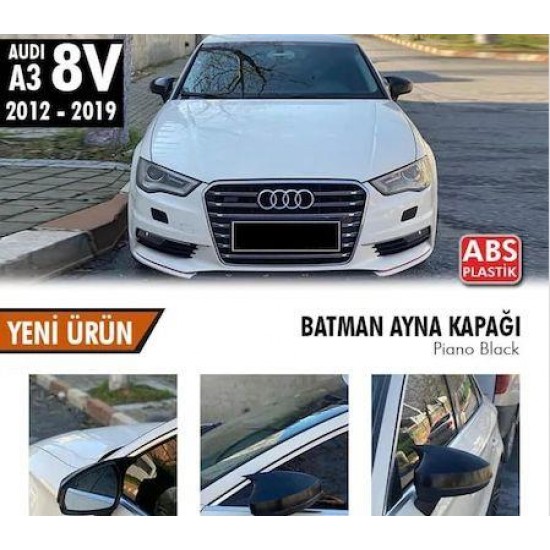 Audi A3 8V 2012-2019 Batman Yarasa Ayna Kapağı