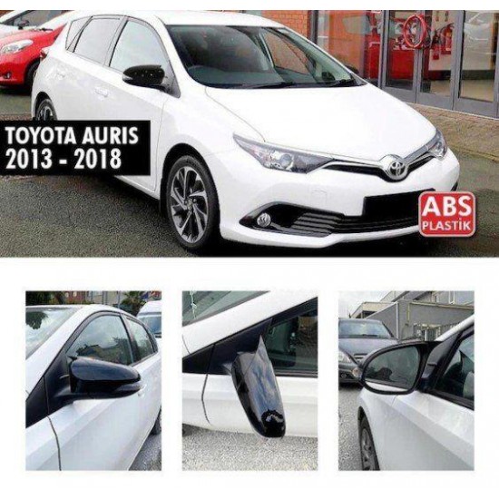 Toyota Auris Batman Yarasa Ayna Kapağı Piano Black 2012-2018