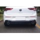 GOLF 8 GTİ DİFÜZÖR (PİANO BLACK) - ÇİFT EGZOZ