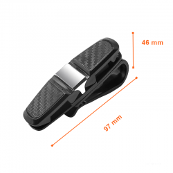 Space Pratik Araç İçi Gözlük tutacağı siyah