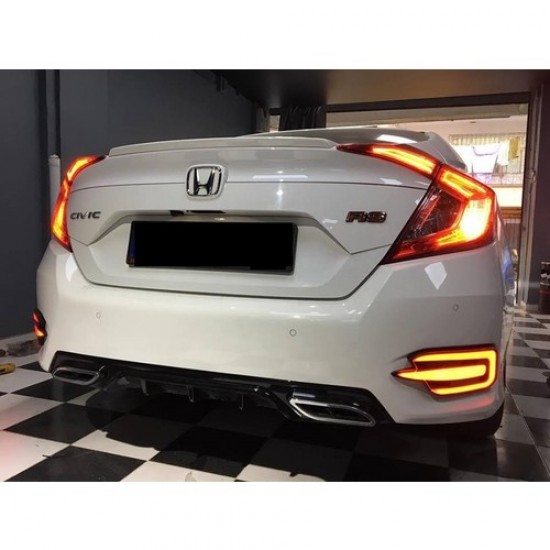 Güneşli Garaj Honda Civic Fc5 Arka Sisler