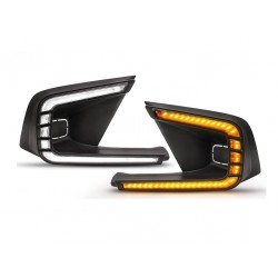 Honda Civic Fe1 Uyumlu Ön Sis Ledi  C Dizayn 2022+