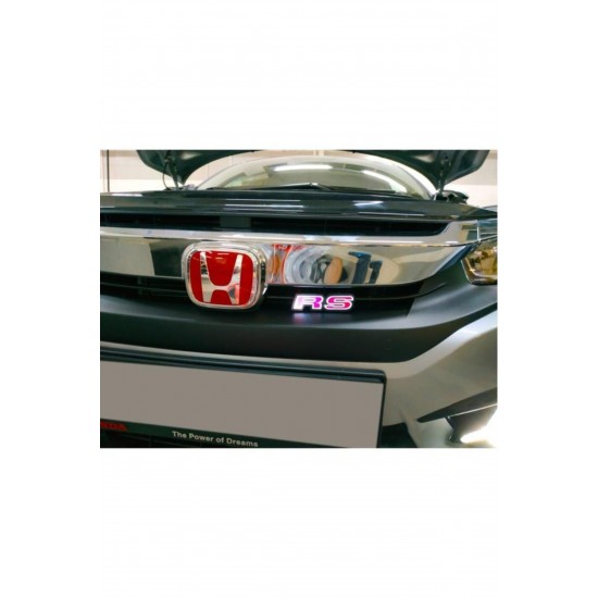 Honda Civic Işıklı Rs Logo