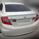 Honda Civic Uyumlu 2012-2016 Pianoblack İnce Anatomik Spoiler