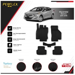 Hyundaı Elantra 2011-2016 3D Havuzlu Paspas