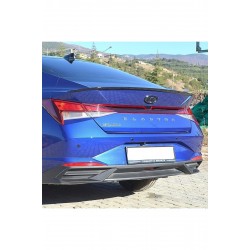 Hyundai Elantra 2021+ Uyumlu Piano Black Bagaj Üstü Spoiler