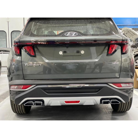 Hyundai Tucson Arka Tampon Koruma Difüzör 2021+ Hyundai Tucson Arka Tampon Koruma Difüzör 2021+